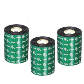 Carton de 6 rubans transfert thermique resine Zebra 5095-89mmx450m-6E